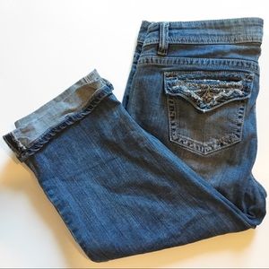 Apt 9 Capri jeans with pocket detail